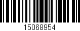 Código de barras (EAN, GTIN, SKU, ISBN): '15068954'