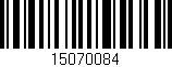 Código de barras (EAN, GTIN, SKU, ISBN): '15070084'