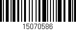 Código de barras (EAN, GTIN, SKU, ISBN): '15070586'