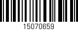 Código de barras (EAN, GTIN, SKU, ISBN): '15070659'