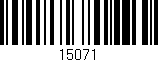 Código de barras (EAN, GTIN, SKU, ISBN): '15071'