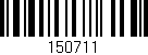 Código de barras (EAN, GTIN, SKU, ISBN): '150711'