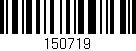 Código de barras (EAN, GTIN, SKU, ISBN): '150719'