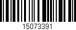 Código de barras (EAN, GTIN, SKU, ISBN): '15073391'