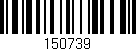 Código de barras (EAN, GTIN, SKU, ISBN): '150739'