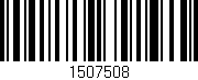 Código de barras (EAN, GTIN, SKU, ISBN): '1507508'