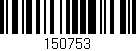 Código de barras (EAN, GTIN, SKU, ISBN): '150753'
