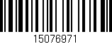 Código de barras (EAN, GTIN, SKU, ISBN): '15076971'