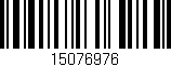 Código de barras (EAN, GTIN, SKU, ISBN): '15076976'