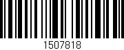 Código de barras (EAN, GTIN, SKU, ISBN): '1507818'