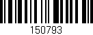 Código de barras (EAN, GTIN, SKU, ISBN): '150793'