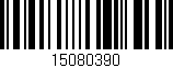 Código de barras (EAN, GTIN, SKU, ISBN): '15080390'