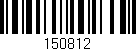 Código de barras (EAN, GTIN, SKU, ISBN): '150812'