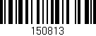 Código de barras (EAN, GTIN, SKU, ISBN): '150813'