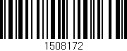 Código de barras (EAN, GTIN, SKU, ISBN): '1508172'
