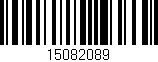 Código de barras (EAN, GTIN, SKU, ISBN): '15082089'