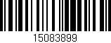 Código de barras (EAN, GTIN, SKU, ISBN): '15083899'