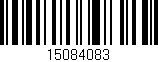 Código de barras (EAN, GTIN, SKU, ISBN): '15084083'