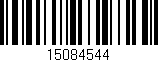 Código de barras (EAN, GTIN, SKU, ISBN): '15084544'