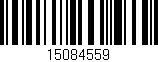 Código de barras (EAN, GTIN, SKU, ISBN): '15084559'