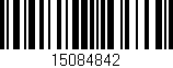 Código de barras (EAN, GTIN, SKU, ISBN): '15084842'