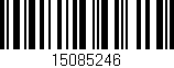 Código de barras (EAN, GTIN, SKU, ISBN): '15085246'