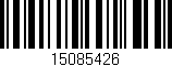 Código de barras (EAN, GTIN, SKU, ISBN): '15085426'