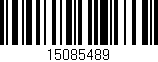 Código de barras (EAN, GTIN, SKU, ISBN): '15085489'