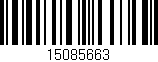 Código de barras (EAN, GTIN, SKU, ISBN): '15085663'