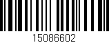 Código de barras (EAN, GTIN, SKU, ISBN): '15086602'