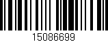 Código de barras (EAN, GTIN, SKU, ISBN): '15086699'