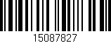 Código de barras (EAN, GTIN, SKU, ISBN): '15087827'