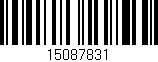 Código de barras (EAN, GTIN, SKU, ISBN): '15087831'