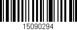Código de barras (EAN, GTIN, SKU, ISBN): '15090294'