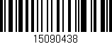 Código de barras (EAN, GTIN, SKU, ISBN): '15090438'