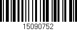 Código de barras (EAN, GTIN, SKU, ISBN): '15090752'