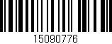 Código de barras (EAN, GTIN, SKU, ISBN): '15090776'