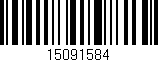 Código de barras (EAN, GTIN, SKU, ISBN): '15091584'