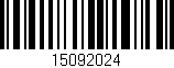 Código de barras (EAN, GTIN, SKU, ISBN): '15092024'