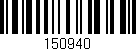Código de barras (EAN, GTIN, SKU, ISBN): '150940'