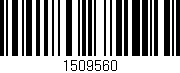 Código de barras (EAN, GTIN, SKU, ISBN): '1509560'