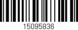 Código de barras (EAN, GTIN, SKU, ISBN): '15095836'