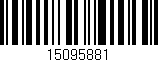 Código de barras (EAN, GTIN, SKU, ISBN): '15095881'