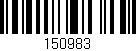 Código de barras (EAN, GTIN, SKU, ISBN): '150983'