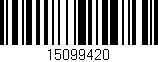 Código de barras (EAN, GTIN, SKU, ISBN): '15099420'