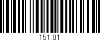 Código de barras (EAN, GTIN, SKU, ISBN): '151.01'