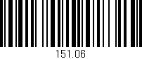 Código de barras (EAN, GTIN, SKU, ISBN): '151.06'