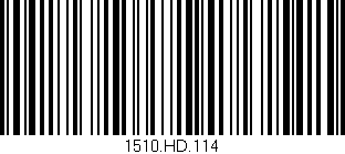 Código de barras (EAN, GTIN, SKU, ISBN): '1510.HD.114'