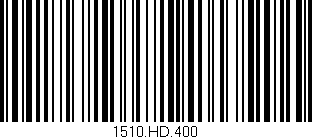 Código de barras (EAN, GTIN, SKU, ISBN): '1510.HD.400'