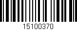 Código de barras (EAN, GTIN, SKU, ISBN): '15100370'